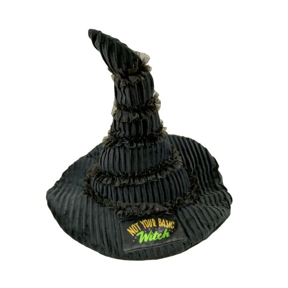Wicked "Not Your Basic Witch" Black Witches Hat Plush Pillow For Children - Picture 6 of 9